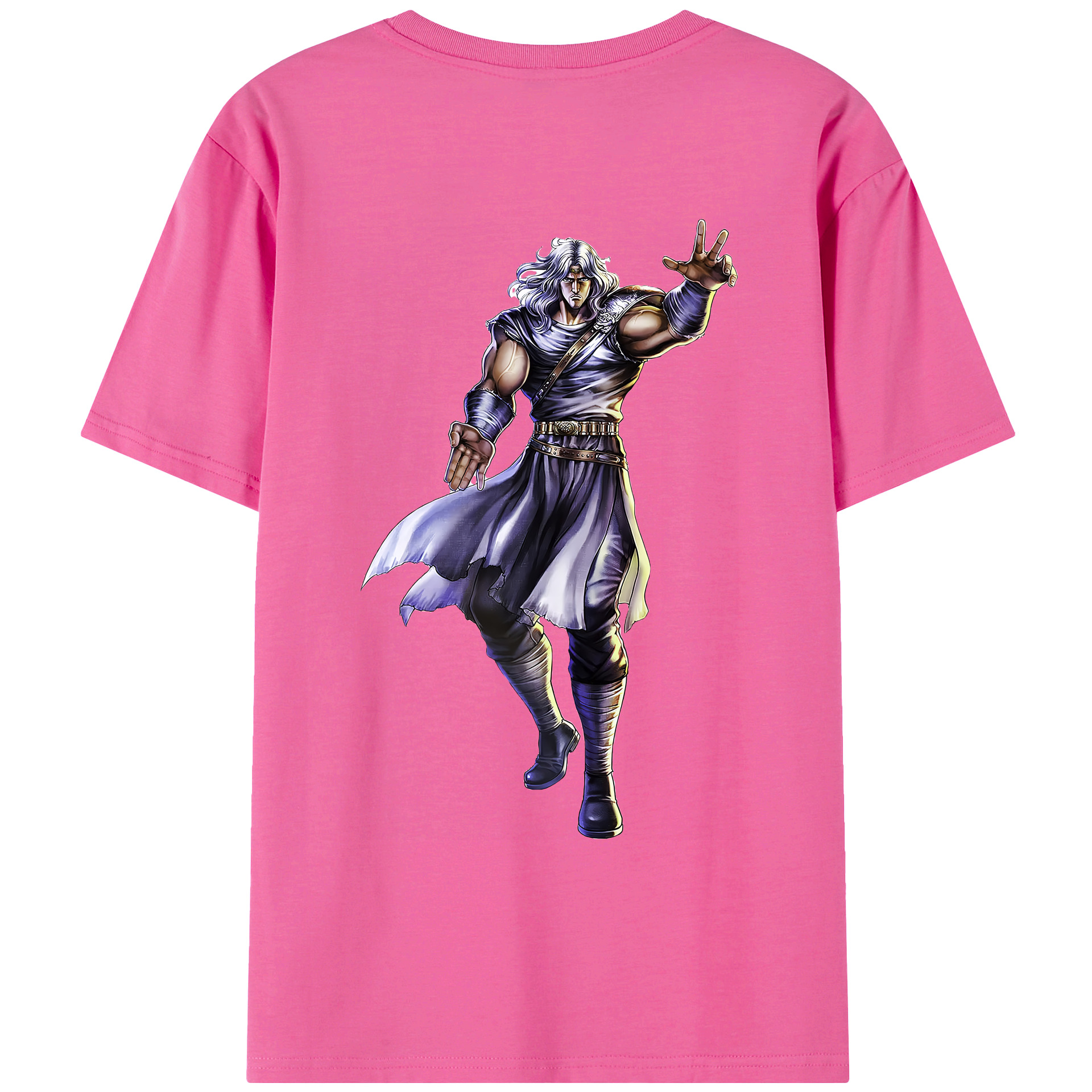 （画像用） 北斗の拳 Fist of the North Star レディース半袖Tシャツ(バックプリント)